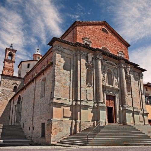 Città di Castello, Perugia, Umbria, Italy: ancient cathedral of San Florido, medieval catholic church in the old town