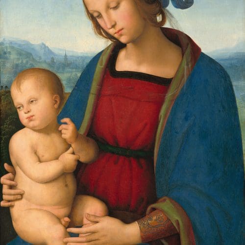 MADONNA E IL BAMBINO -PERUINO - NATIONAL GALLERY (1)