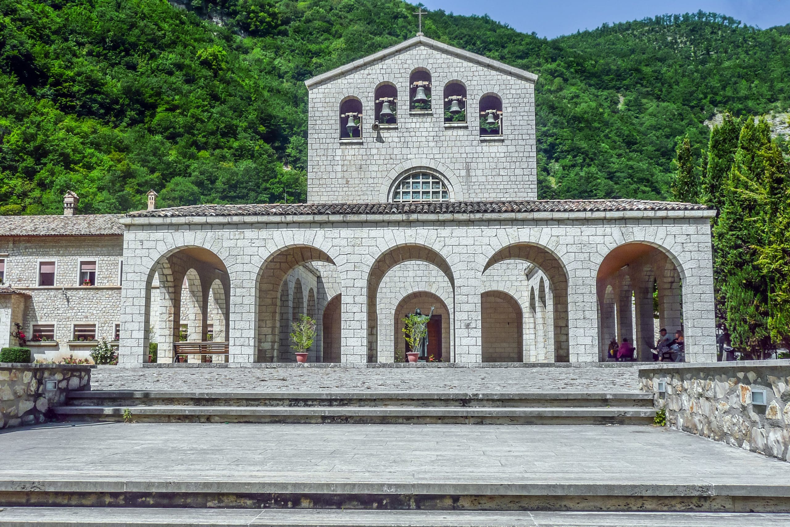 Roccaporena, Italy - 07-06-2015: the Sanctuary of Sainte Rita